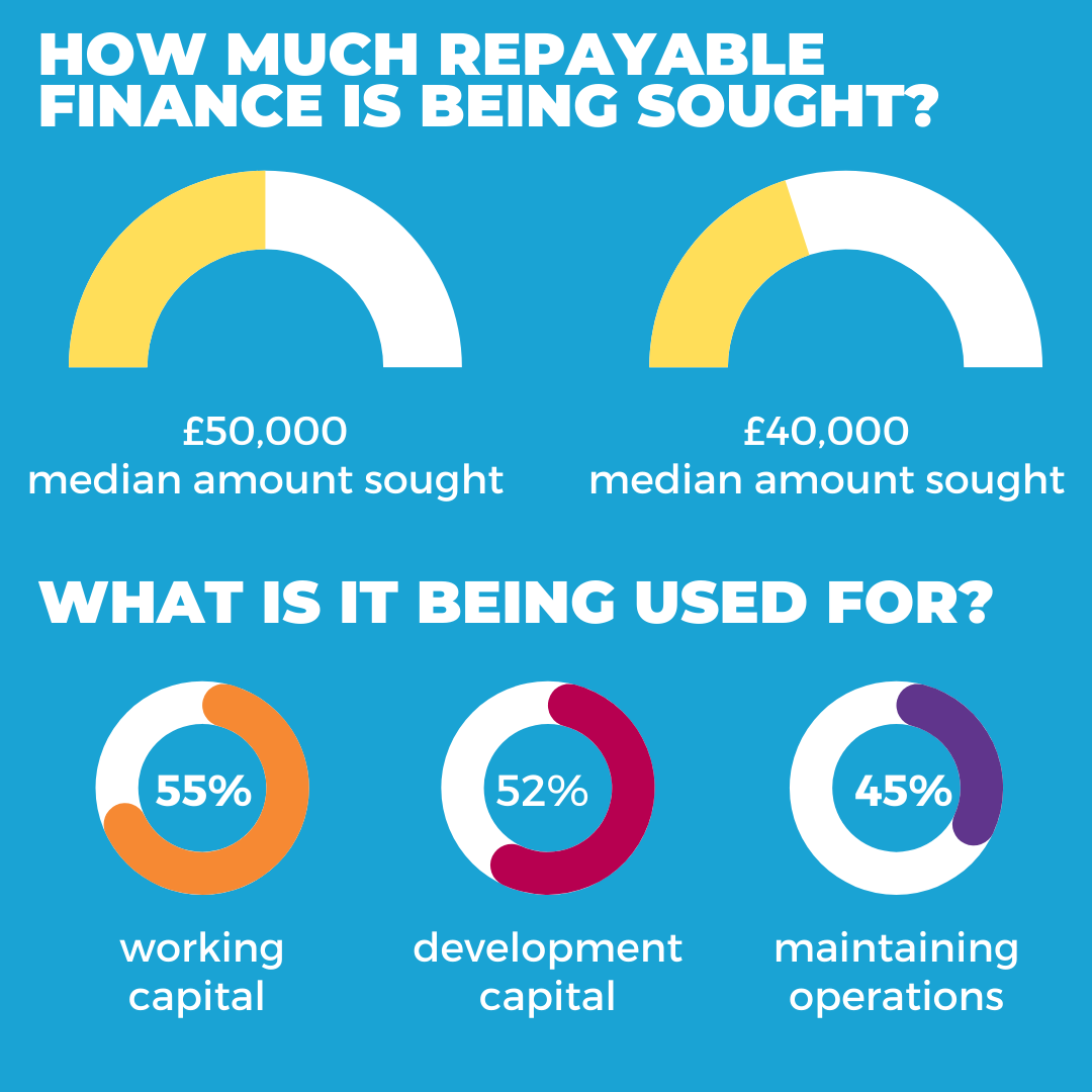 How much repayable finance is being sought